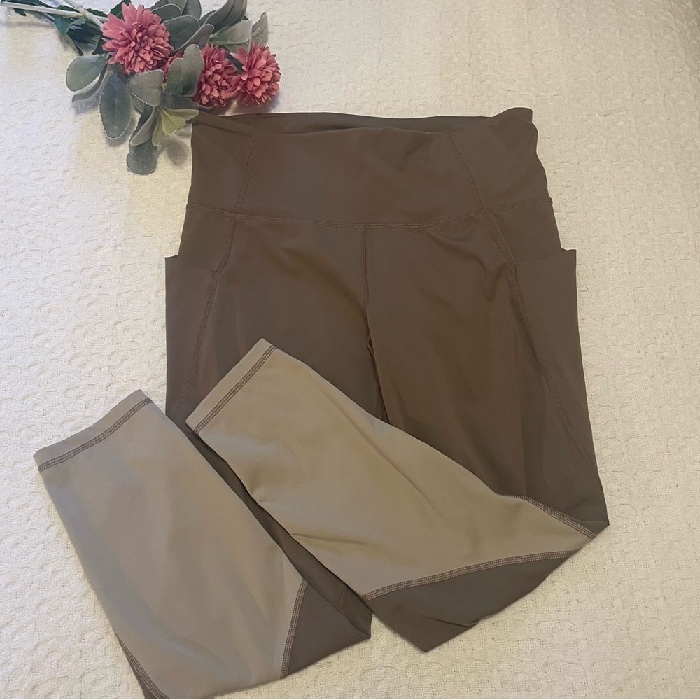 Xersion Quick-Dri Tan Leggings
